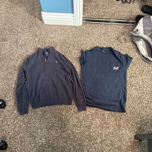 Vineyard Vines Kids Navy Blue T-Shirt and sweater